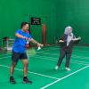 Serve Perdana Kepala BPU Tandai Re-Opening GOR Badminton Unsoed